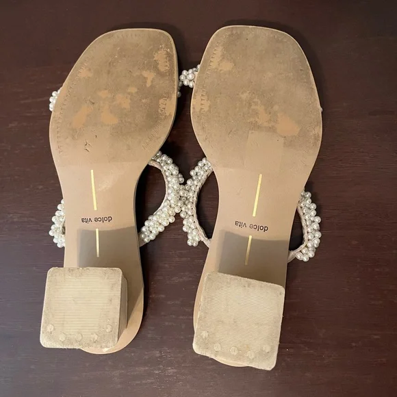 Dolce Vita River Pearl Heels- Vanilla pearls - Picture 4 of 4